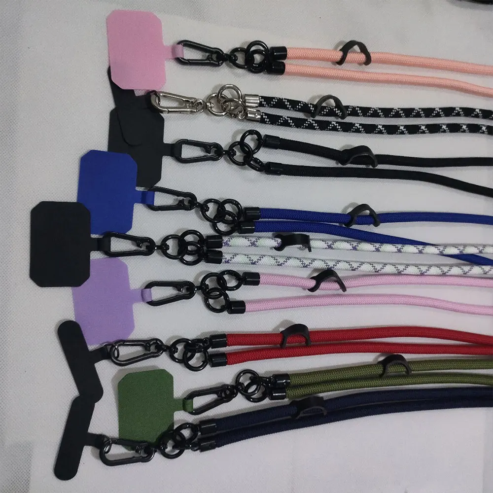 Laudtec SJS007 2 In 1 Cell Accessories Customized Adjuster Adjustable Rope Case Strap Mobile Chain Phone Lanyard factory