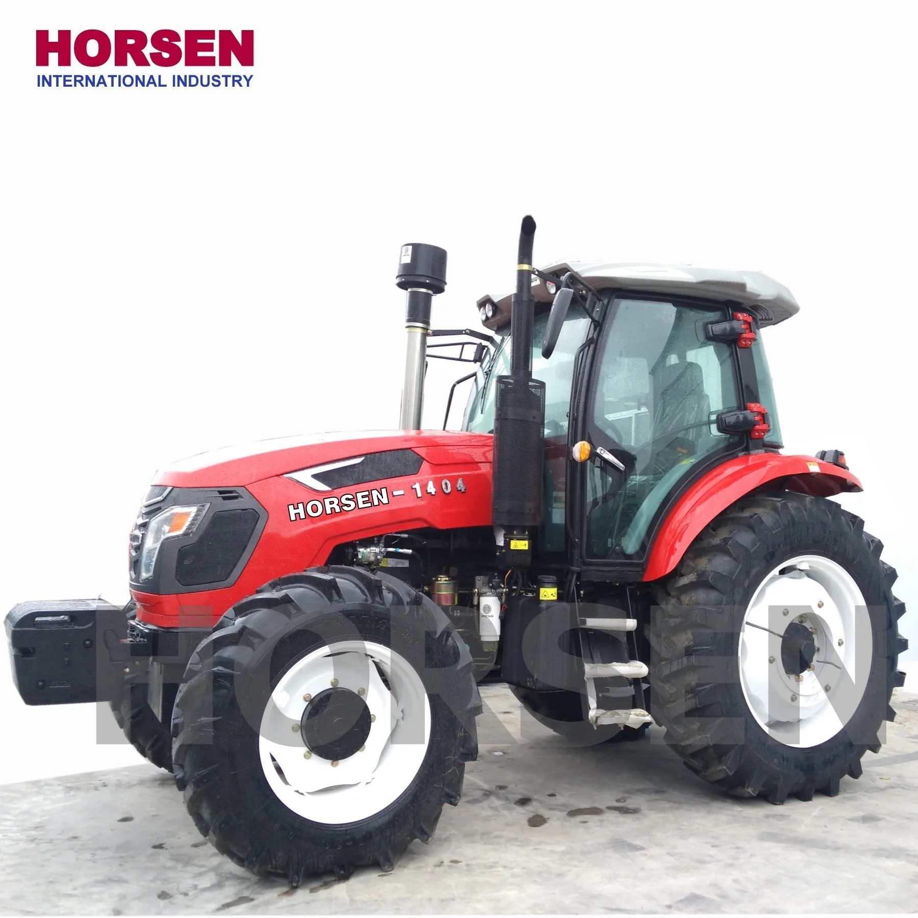 China  HORSEN 140hp Turbocharged 6 Cylinder 1404  agro tractor front end loader for sale