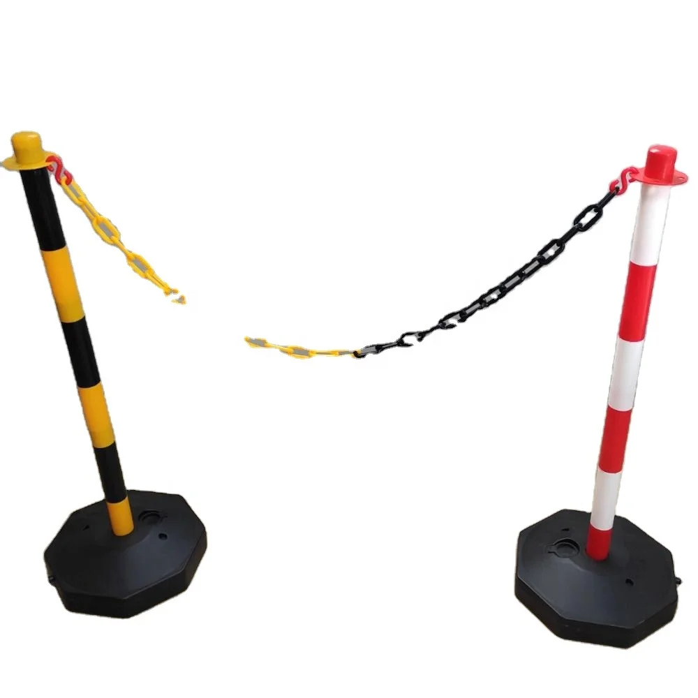 Дорожная Рабочая площадка предупреждающий барьер пластиковая цепь для дорожного