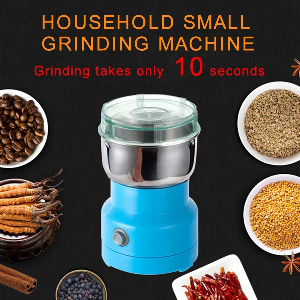 Mini Food Chopper Processor Mixer Blender Extreme Speed Grinding Kitchen Tools Electric Salt Pepper Grinder Mill Machine