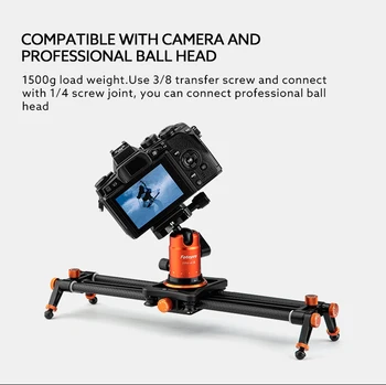 Fotopro New Design Mini Movable Video Smartphone Slider Rail Track detail image