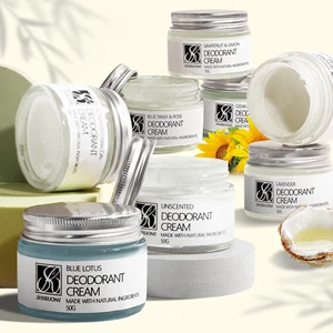 Private Label Vegan Body Refreshing Odor Eliminating Anti-Sweat Nourishment Deodorant Cream Set Underarm Armpits Odor Control