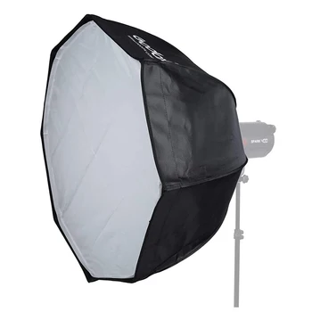 Godox 47 Inches 120cm Octagon Umbrella Soft Box with Grid and Bowens Mount for Studio Portrait Product Photography detail image