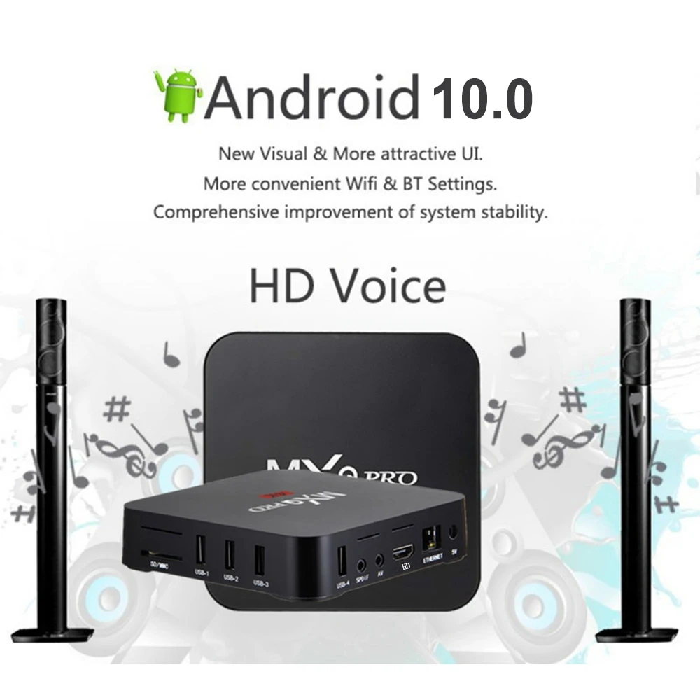 TV Box Android MX9 PRO 4K Smart Internet MX Pro Set Top Box OTT TV Box