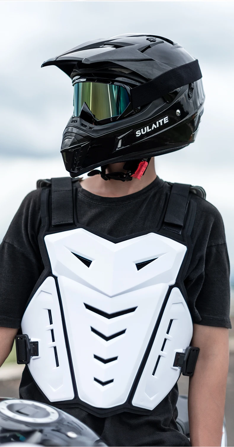 Sulaite Hard Shell Shock Resistant Armor Vest Motorcycle Vest Armor