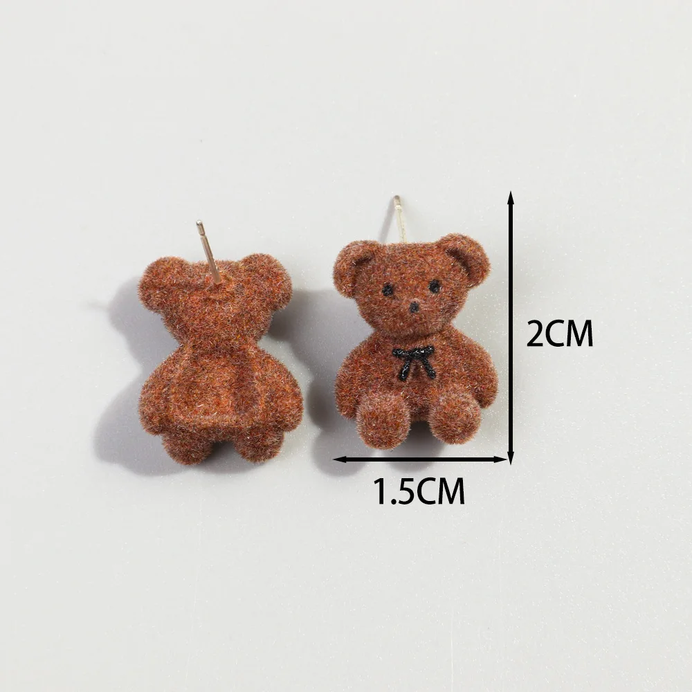 Gummy Bear Stud Earrings - Cute Resin Jewelry For Women & Kids...