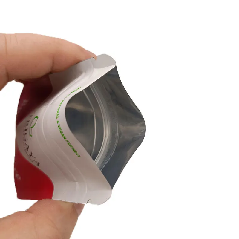 Custom Aluminum Foil Ziplock Smell Proof Pouch Mylar Capsule Bag Buy