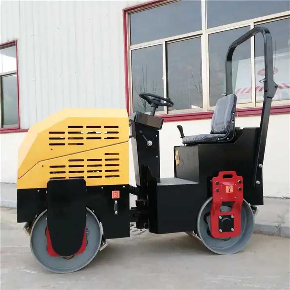 1 тонный Дорожный Каток Вибрационный дорожный каток для продажи