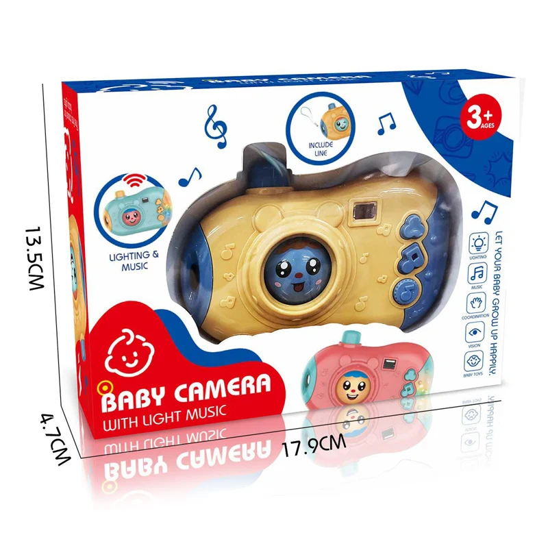 Kids Early Learning Plastic Electric Camera Toy Battery Operated ...