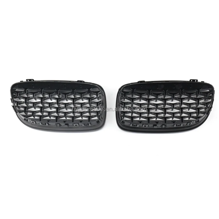 product tiypeor diamond style gloss black kidney grille grill for bmw e90 e91 3 series 2009 2010 2011-5