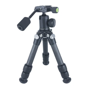 Linke Multi-functional mini tripod portable vlog tripod for Mirrorless camera live desktop carbon fiber vlog stand