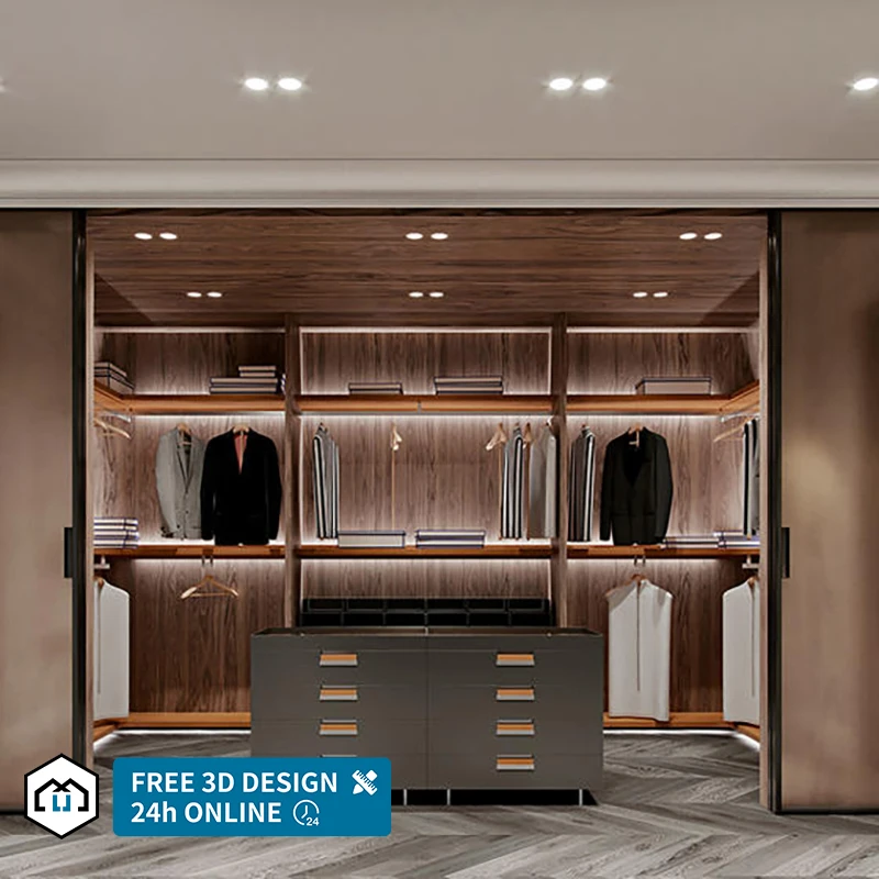 Luxury Modern Walk In Closet Modern Walking Closet Storage