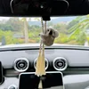 Single Grey Koala with Tassel Hanging Rope