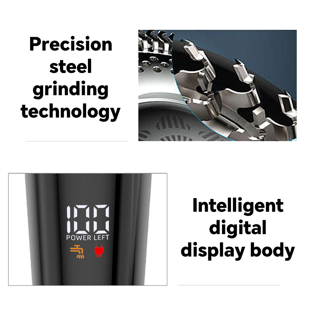 Three-Blade Waterproof Floating Rotary Electric Shaver with TYPE-C Charging USB Power Source for Household RV Hotel Use factory