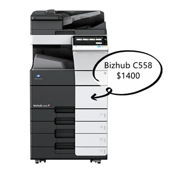 Printers photocopier machine for Konica Minolta bizhub C558 digital photocopy machine copiers