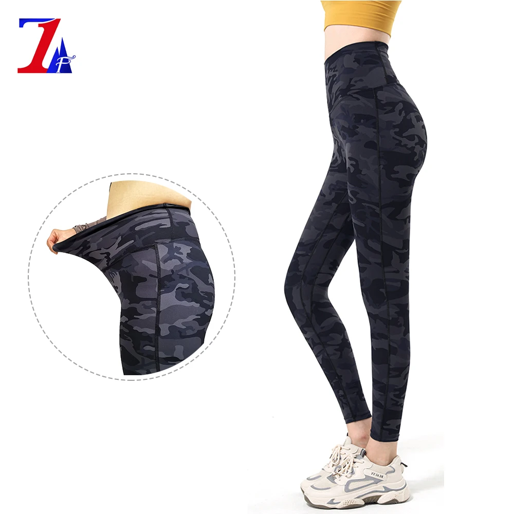 Work out yoga pants sexy tights 2021 womens fitness printed leggings camo compression