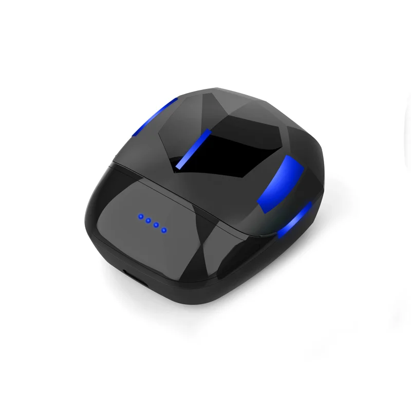 Игровые наушники TWS со светодиодным дисплеем и низкой задержкой игровые bluetooth BT 5 0