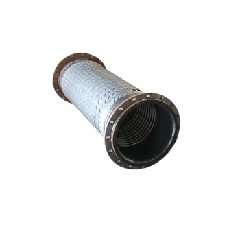 Large Diameter Steel Braided Metal Hose with Flange High Pressure Petroleum Hose for Cutting Service
