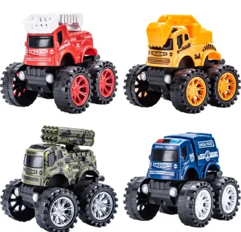 2024 Novelty Four-wheel Drive off-road Engineering vehicles fire trucks military vehicles Car Toy candy toy