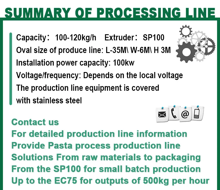 SUNPRING macaroni equipment pasta extruder spaghetti making machine