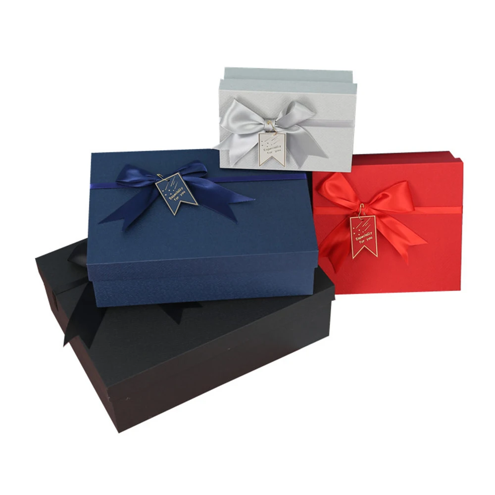 Черная Складная магнитная Роскошная перерабатываемая жесткая картонная упаковочная коробка с логотипом на заказ для одежды подарочные коробки откидной