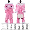 Costume da maialino per animali domestici, rosa