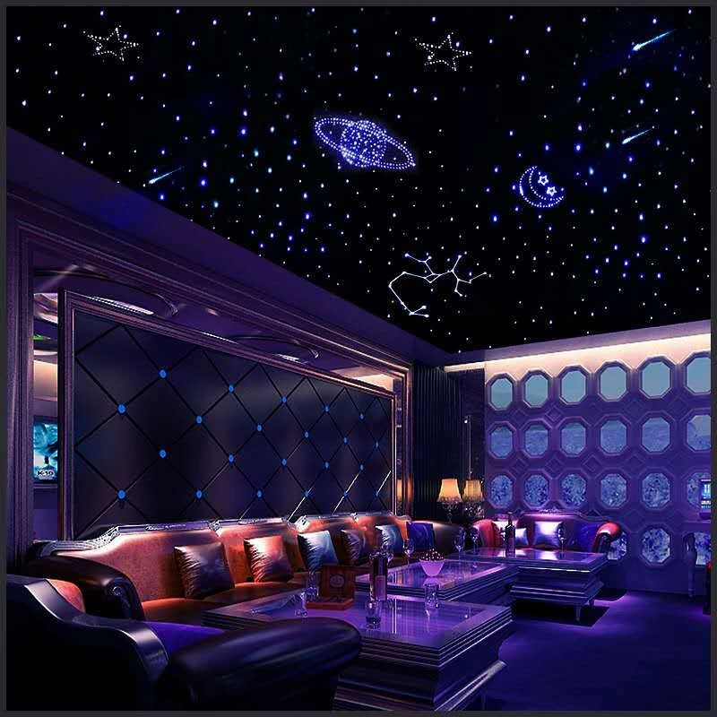 Acoustic Suspended Ceiling Star Digital Printing Polyester Ceiling PET Fiber Acoustic Panel Acoustic Wall and Ceiling Board