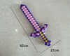 Small mosaic sword, purple
