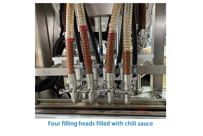 Levapack Automatic Soy Sauce Cooking Oil Tomato Paste Filling and Sealing Packaging Line