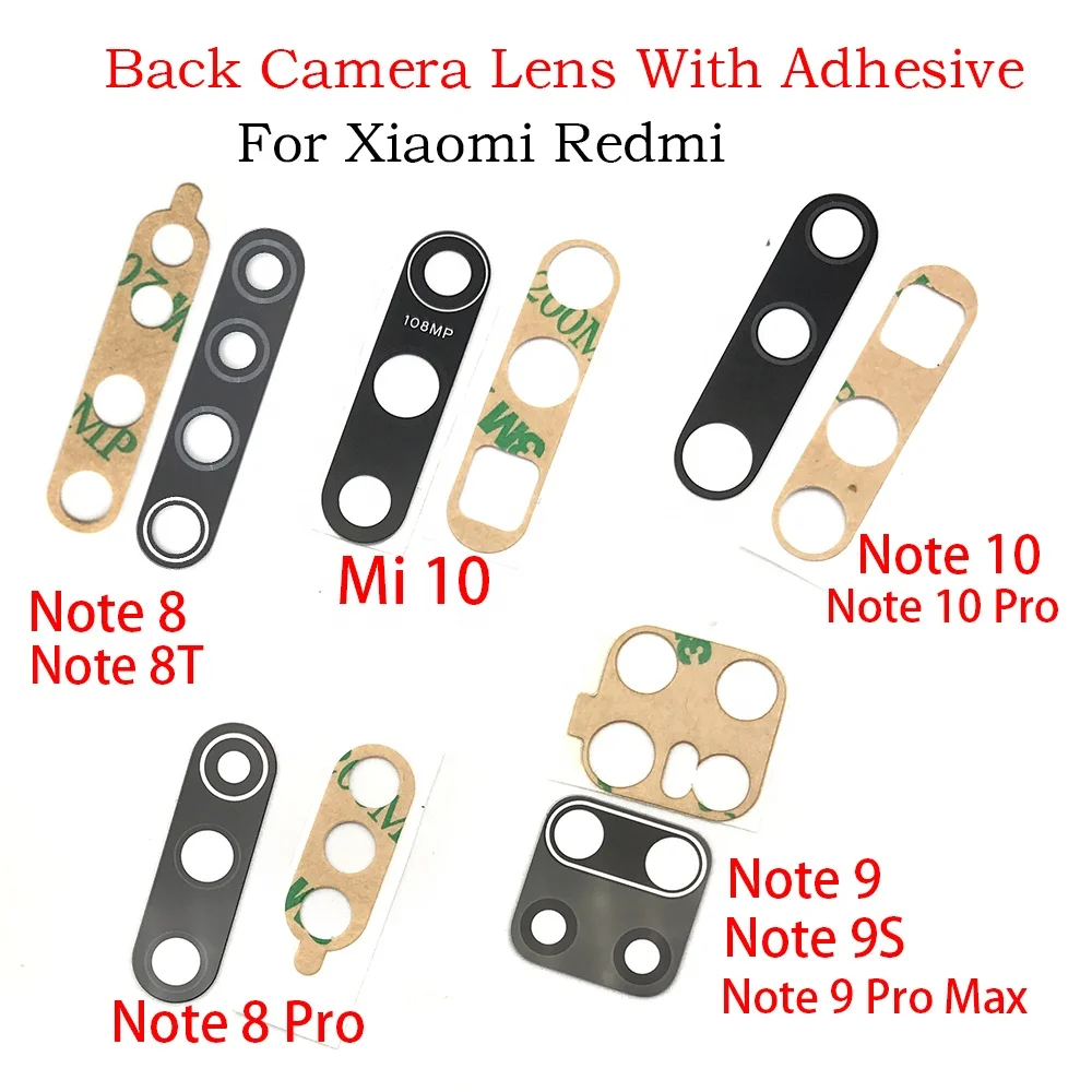 Wholesale Back Camera Glass Lens Replacement for Xiaomi Note 10 Pro