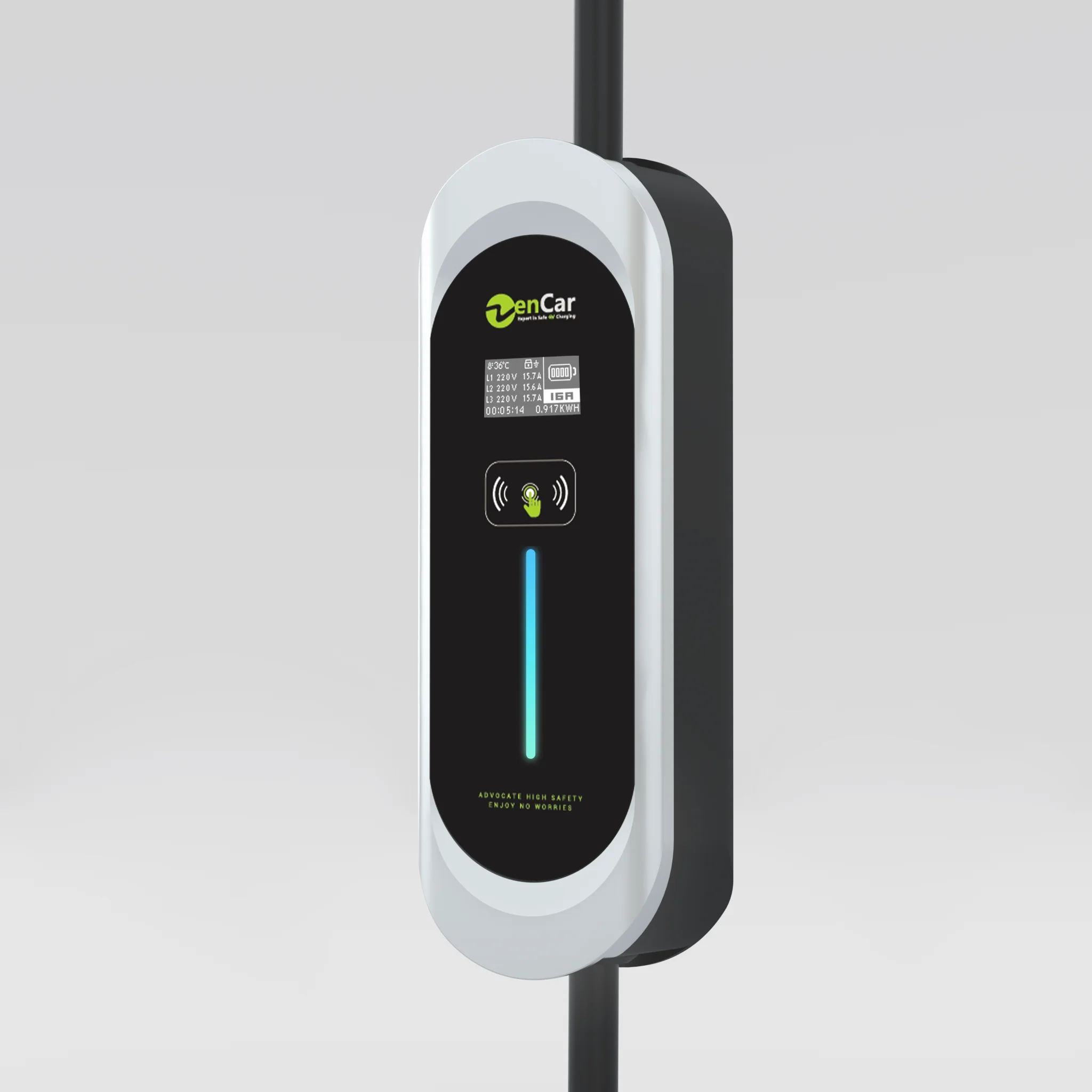 2022 Zencar Best 11kw Portable Ev Charger 16a 3 Phase Evse With Type B