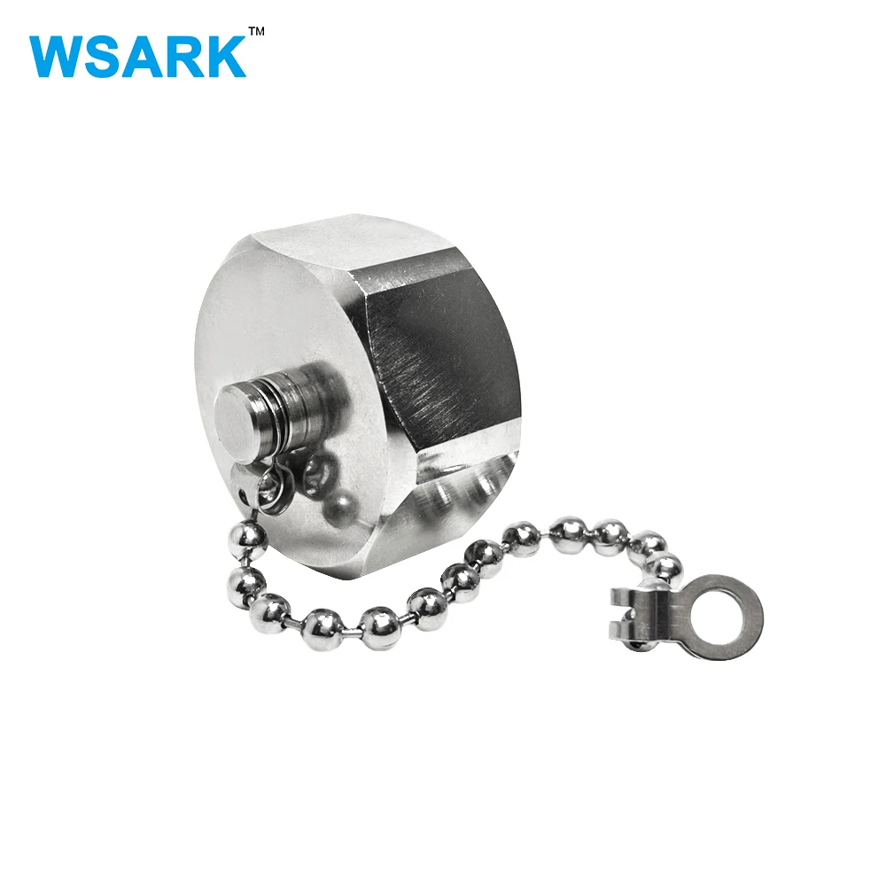Dust and Moisture Resistant Cap for 7-16DIN Male Universal Metal Dust Cap With Chain RF Coxial Connector