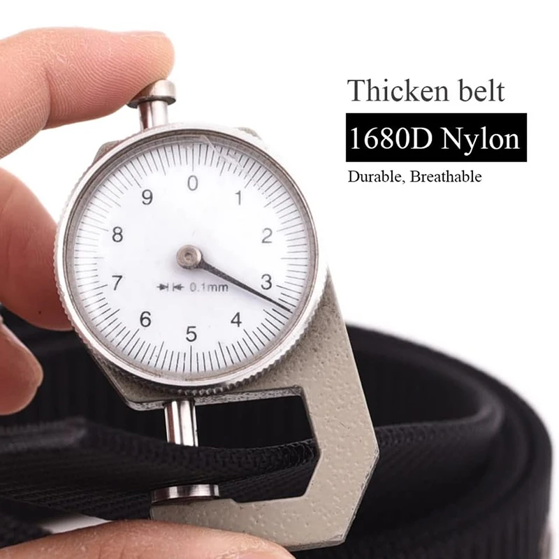 Training Durable Outdoors Thicken Nylon Web Belts Men Cut to Fit Wear-resistant Heavy Duty Tactical Work Belt