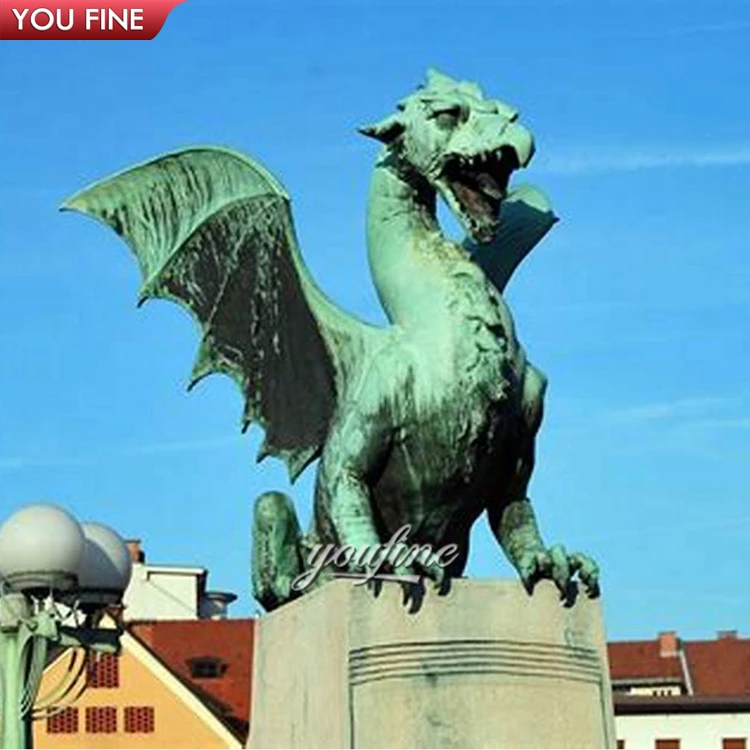 Statua Drago In Resina Per Giardino - Decorazione Interni Ed Esterni, 11x9x5.5cm, Hand Painted - Foto 6