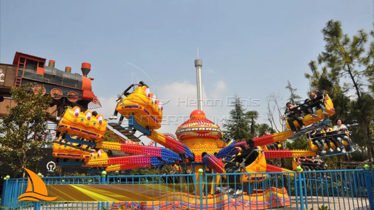 12 Seats Amazing Attracting Children Amusement Machine Theme Park Rides Self Control Jumping