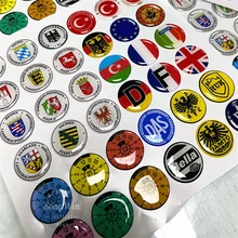 Custom 3D Creative Epoxy Dome Resin Sticker Vinyl Decal Car Motorcycle Mobile Phone Laptop Sticker