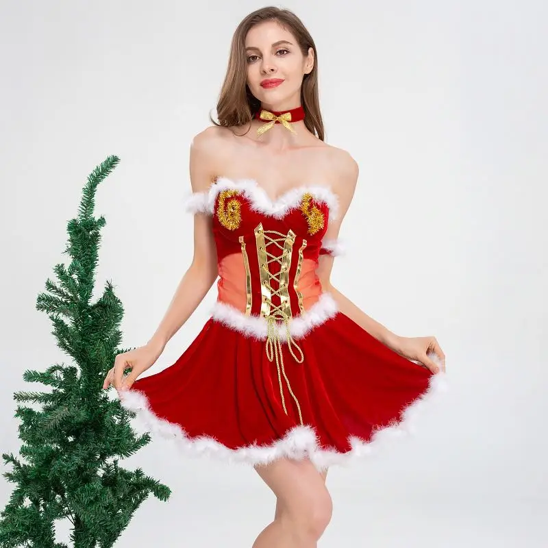 Disfraz De Disfraz De Navidad Para Mujer Fiesta De Adultos 