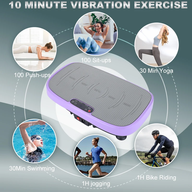 Professional 4d Vibration Plate Platform Power Fit Full Whole Body Vibration Platform Machines