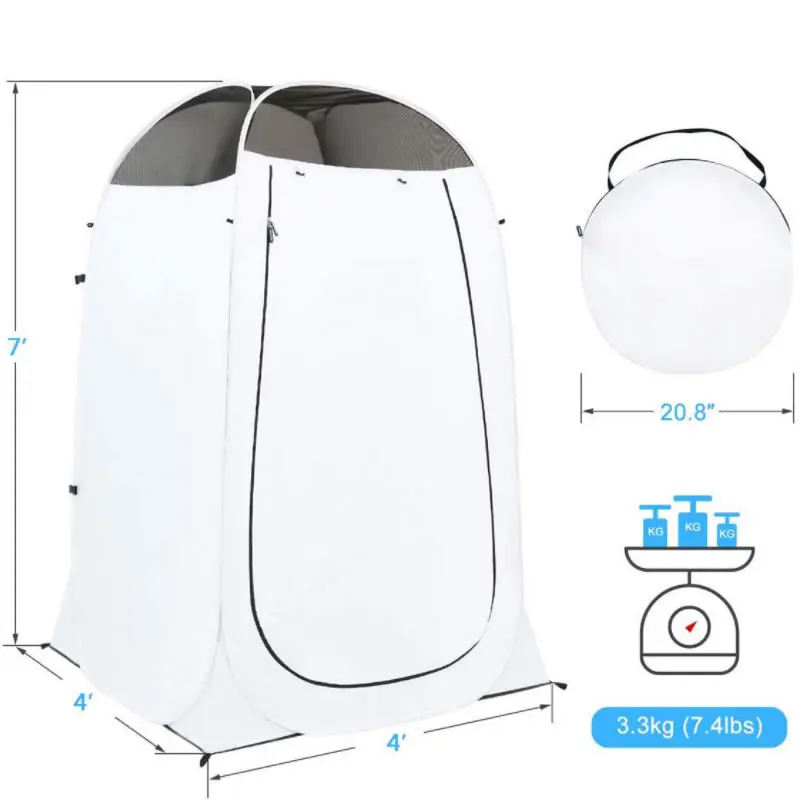 Portable Popup Outdoor Shower Tent / Changing Tent Waterproof Outdoor
