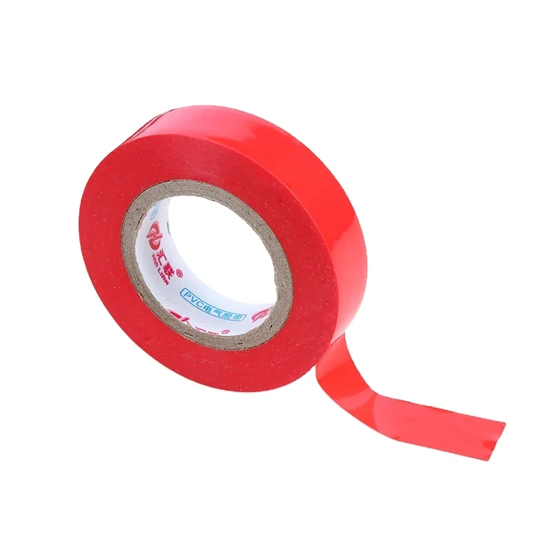 High Voltage Resistant PVC Vinyl Electrical Insulation Tape Flame Resistant Single Sided Masking Tape Pressure Sensitive Rubber