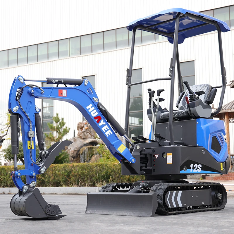 Cheap Price Mini Small Excavator 1 Ton High Quality Portable Farm Mini Bagger Manufacturer Fast Delivery Micro Digger 1.2 Ton