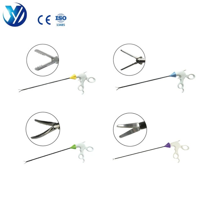 Factory Offer Disposable Endoscopic Dissector Laparoscopic Cholangiography Forceps 5mm Basis of Medical Surgical Instruments