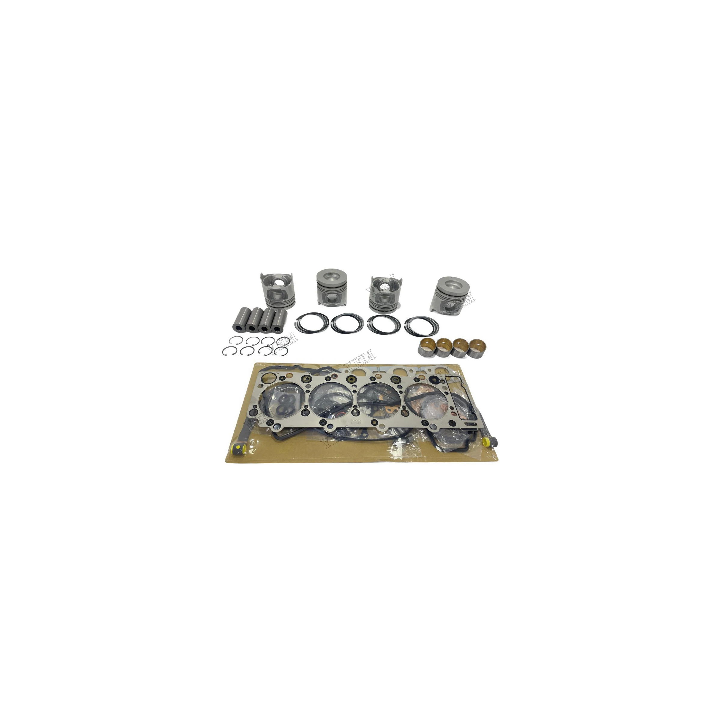 4HK1 Engine Overhaul Kit With Piston Rings Cylinder Gasket Set Fits for Isuzu Fast Delivery Engine Parts