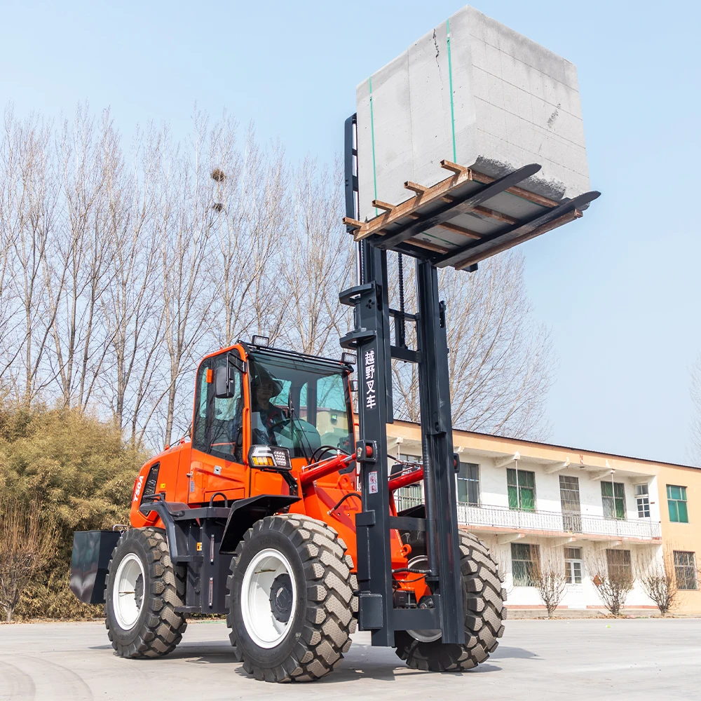 High Quality Hengwang Forklift 3t 4t 5t Hydraulic diesel off Road Forklift