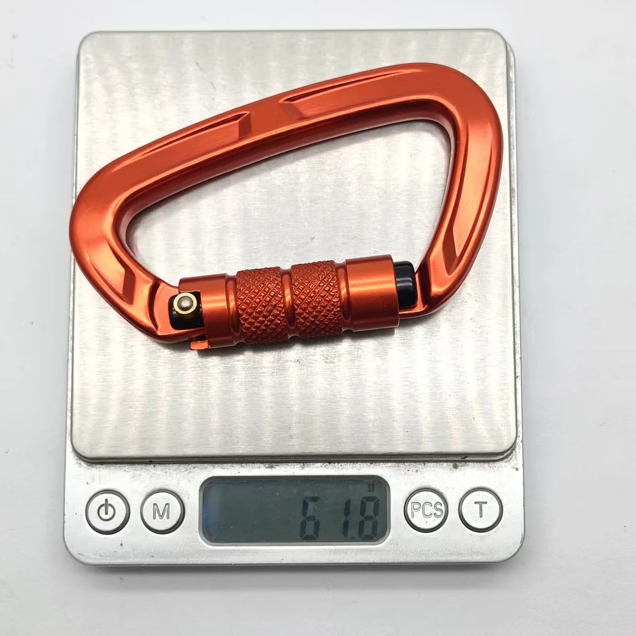 25KN Safety Aluminum Hook Aviation Aluminum Auto Locking Carabiner for Climbing,Hanging,Hammock