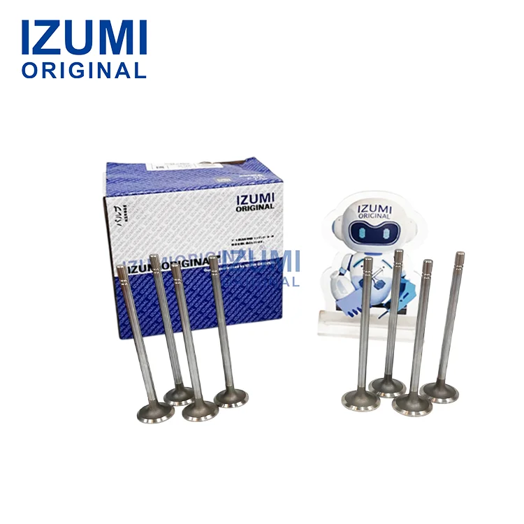 이즈미 오리지널 디젤 부품, 야마하 굴삭기 엔진용 4TNV98 흡기 밸브 및 배기 밸브(부품 번호: 129907-11100)