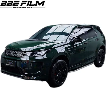 BBE New Fashion PET Dark Emerald Green Car Color Change Changing Paint Protection Films Anti-Scratch Sticker Decal