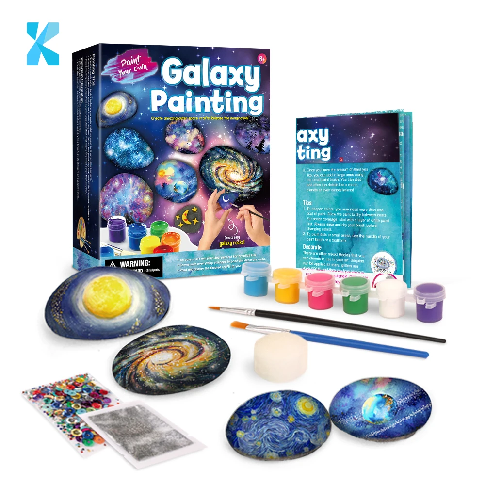 diy kid paint set 3d figure