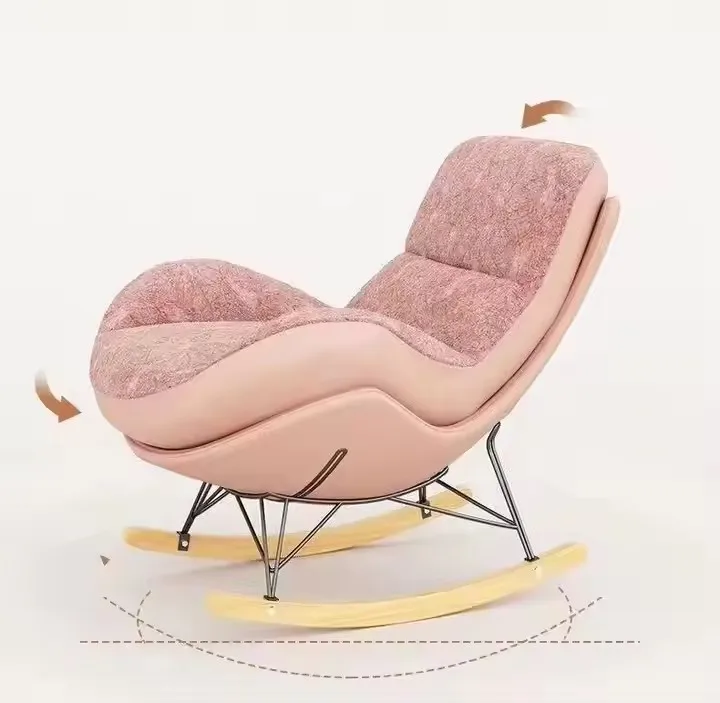 Modern Chair Living Room Furniture Leisure Rocking Chair Homestay Single  Sofa Chair