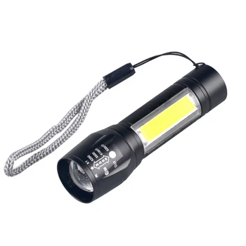 Gift Box Xpe Led Tactical Police Swat Flash Light Rechargeable emergency light Small Powerful Led Torch
